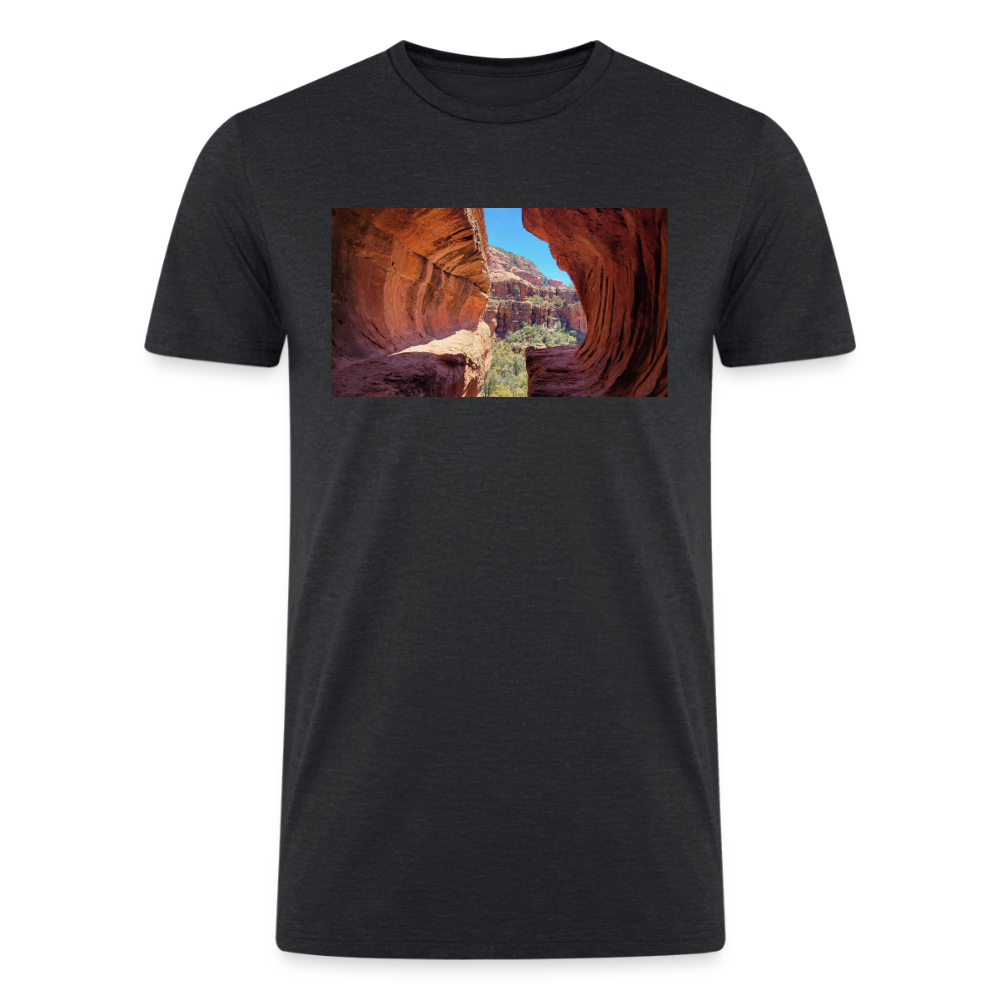 Sedona Vortex | Men’s Tri-Blend T-Shirt - Black - heather black