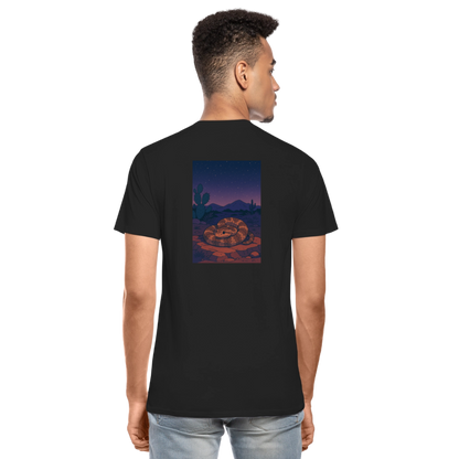 Ridge-nosed Rattlesnake Landscape | Men's Organic Classic T-Shirt - Black - black