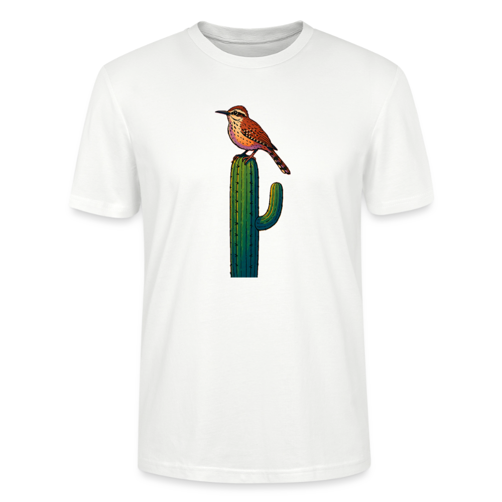 Cactus Wren Spotlight | Men's Organic T-Shirt - White - white