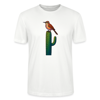 Cactus Wren Spotlight | Men's Organic T-Shirt - White - white