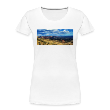 Verde Valley Views | Women's Organic T-Shirt - White - white