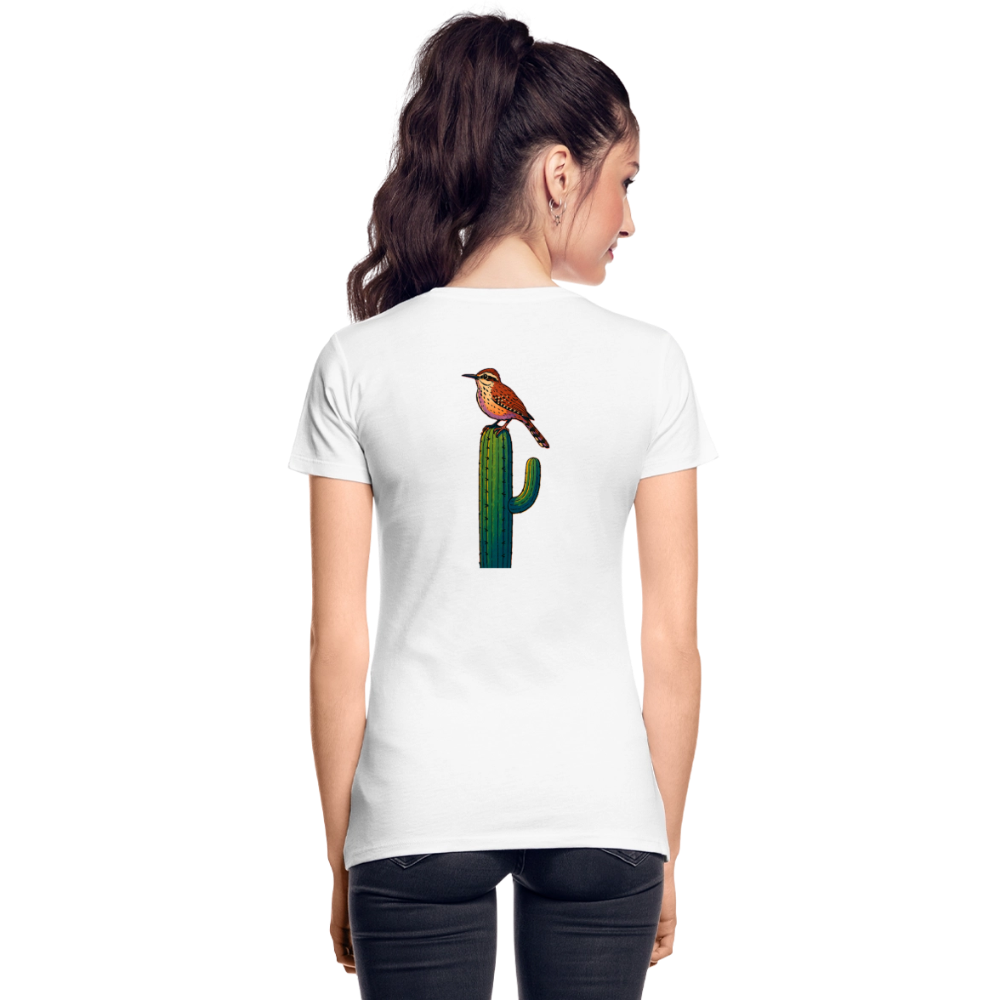 Cactus Wren Spotlight | Women's Organic Classic T-Shirt - White - white