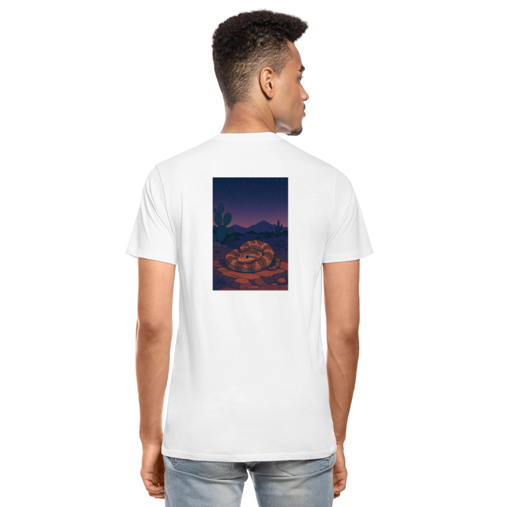 Ridge-nosed Rattlesnake Landscape | Men's Organic Classic T-Shirt - White - white