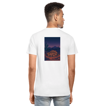 Ridge-nosed Rattlesnake Landscape | Men's Organic Classic T-Shirt - White - white