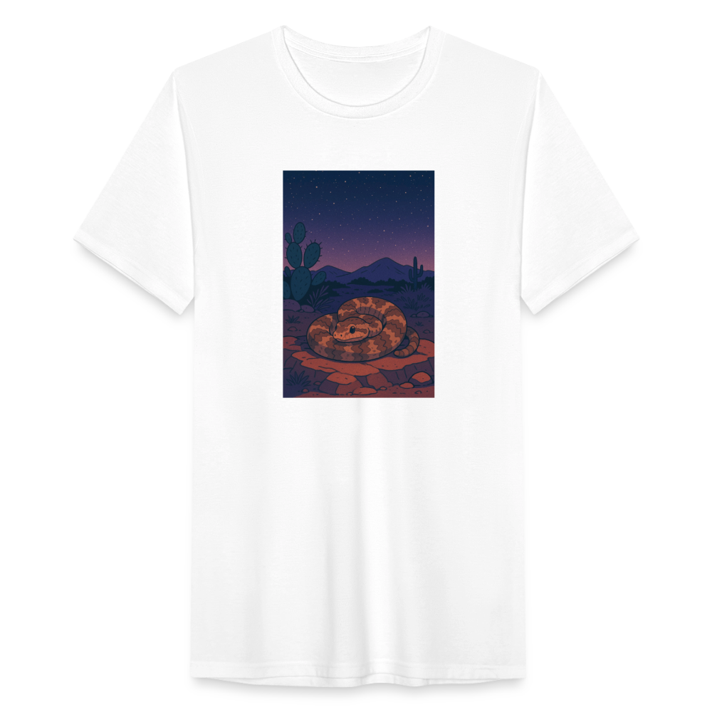 Ridge-nosed Rattlesnake Landscape | Men’s Tri-Blend T-Shirt - White - white