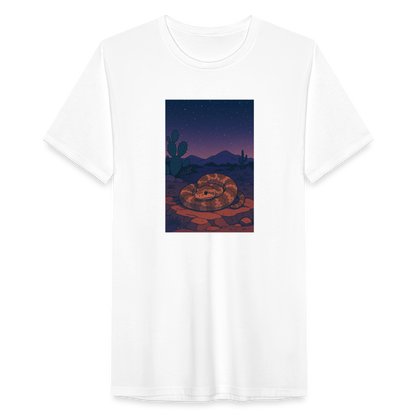 Ridge-nosed Rattlesnake Landscape | Men’s Tri-Blend T-Shirt - White - white