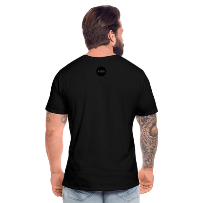 Cactus Wren Landscape | Men's Organic T-Shirt - Black - black
