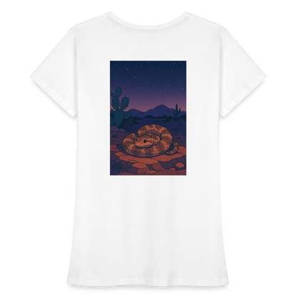Ridge-nosed Rattlesnake Landscape | Women's Organic Classic T-Shirt - White - white