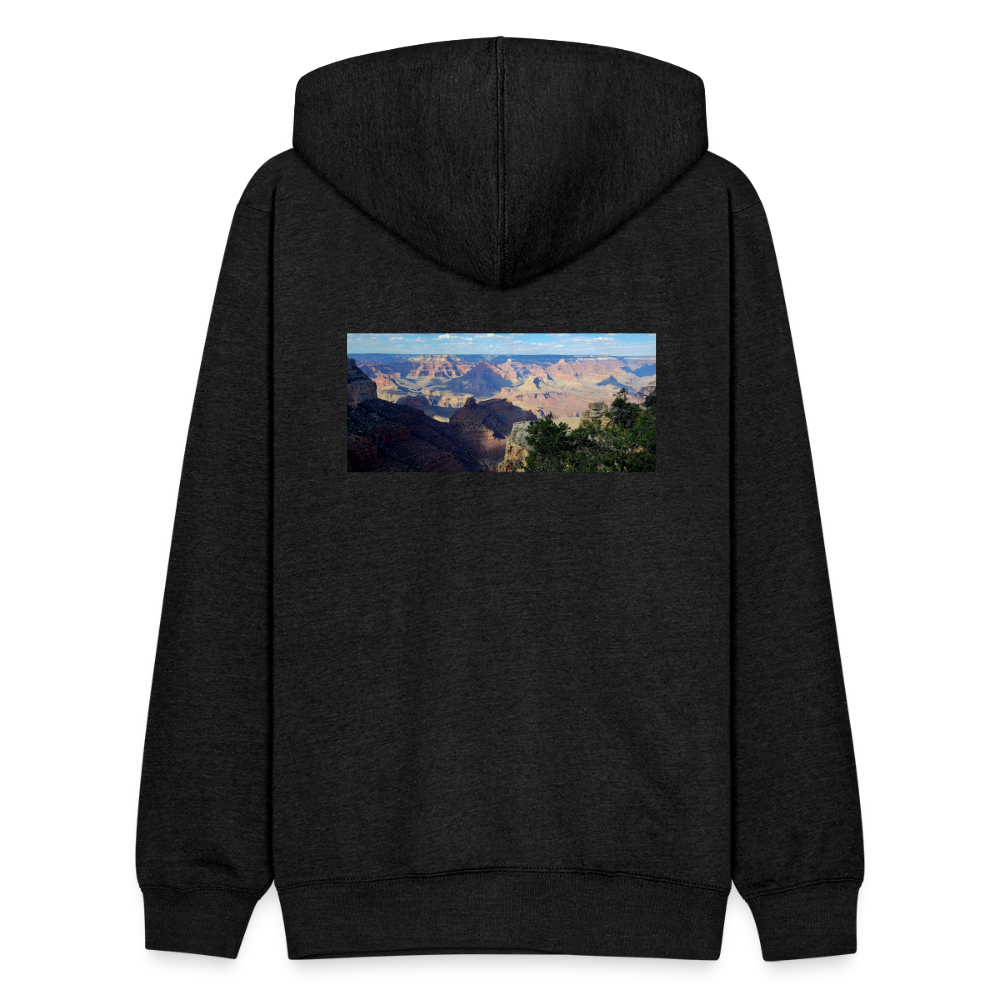Grand Canyon | Tri-Blend Hoodie - Charcoal - charcoal grey
