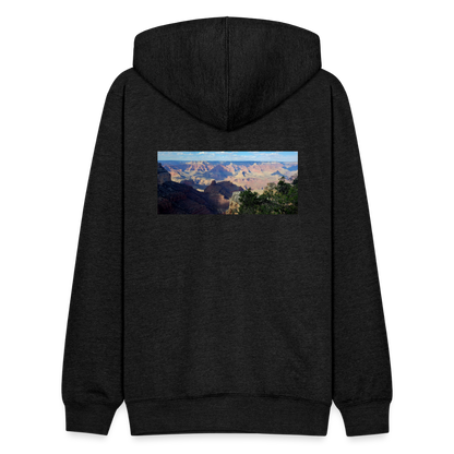 Grand Canyon | Tri-Blend Hoodie - Charcoal - charcoal grey