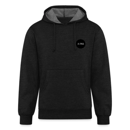 Cactus Wren Landscape | Tri-Blend Charcoal Classic Hoodie - charcoal grey