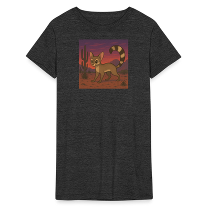 Ringtail Landscape | Women's Tri-Blend T-Shirt - Black - heather black