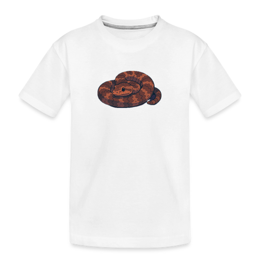 Ridge-nosed Rattlesnake Spotlight | Kids Organic T-Shirt - White - white