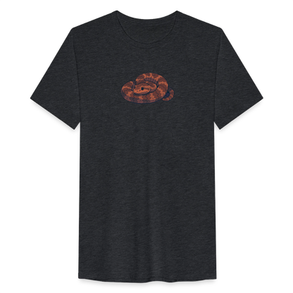 Ridge-nosed Rattlesnake Spotlight | Men’s Tri-Blend T-Shirt - Black - heather black