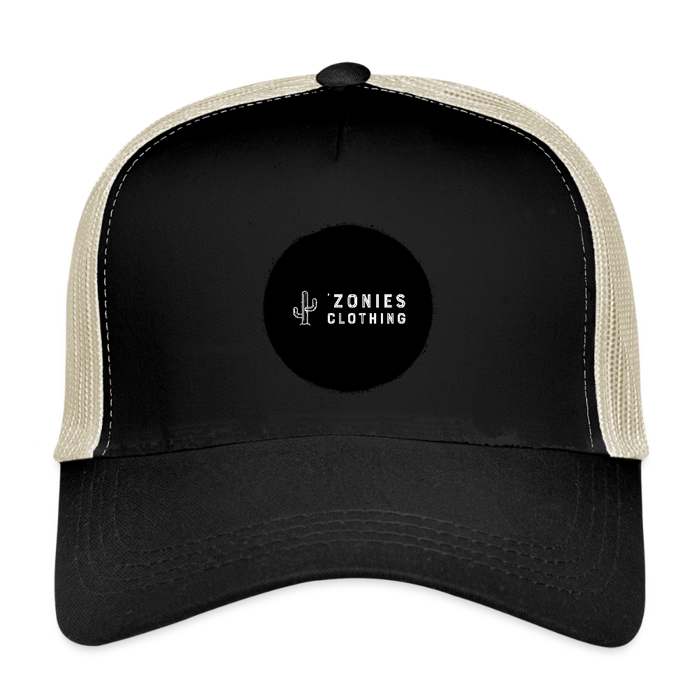 Basics | Eco Trucker Hat - Black - black/oyster