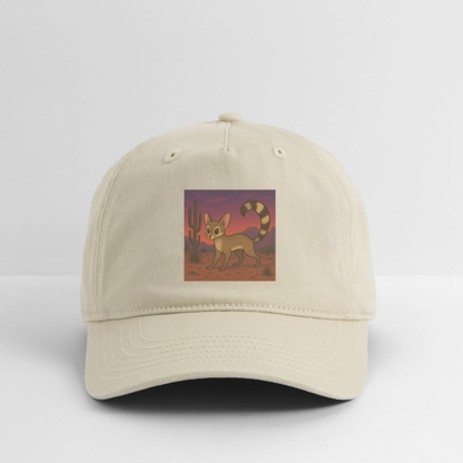 Ringtail Landscape | Organic Baseball Hat - Khaki - khaki