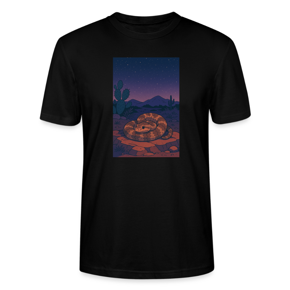 Ridge-nosed Rattlesnake Landscape | Men's Organic T-Shirt - Black - black