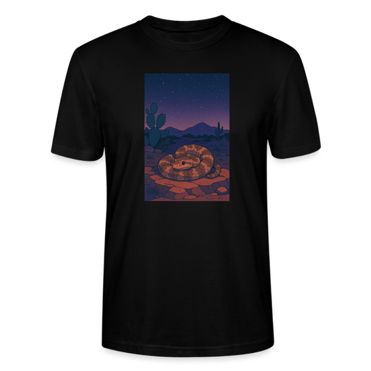 Ridge-nosed Rattlesnake Landscape | Men's Organic T-Shirt - Black - black