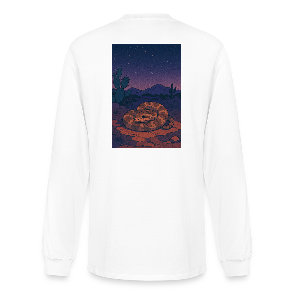 Ridge-nosed Rattlesnake Landscape | Men's Organic Classic Long Sleeve T-Shirt - White - white