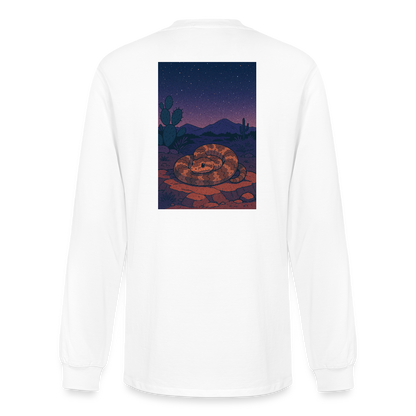Ridge-nosed Rattlesnake Landscape | Men's Organic Classic Long Sleeve T-Shirt - White - white