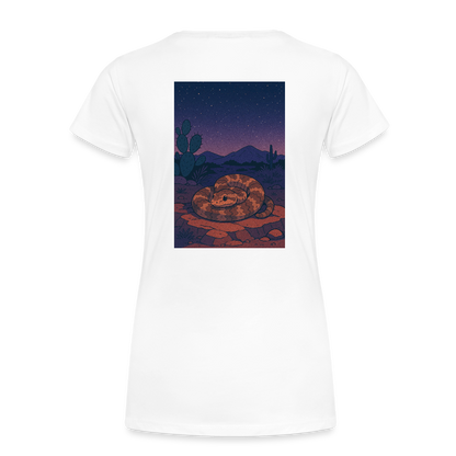 Ridge-nosed Rattlesnake Landscape | Women's Organic Classic T-Shirt - White - white