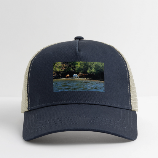 Salt River Horses | Eco Trucker Hat - pacific/oyster