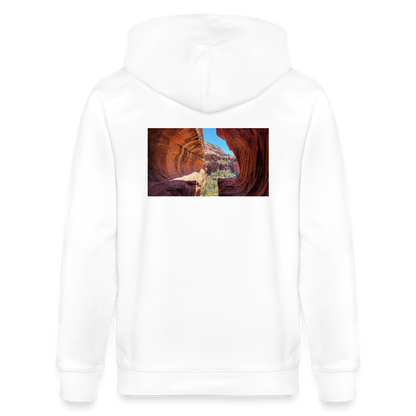 Sedona Vortex | Organic Zip Hoodie - White - white
