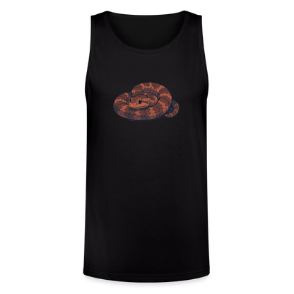 Ridge-nosed Rattlesnake Spotlight | Men's Tri-Blend Tank - Black - black