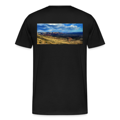 Verde Valley Views | Men's Classic Organic T-Shirt - black
