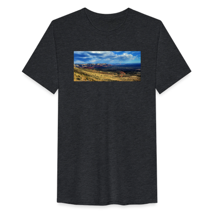 Verde Valley Views | Men’s Tri-Blend T-Shirt - Black - heather black