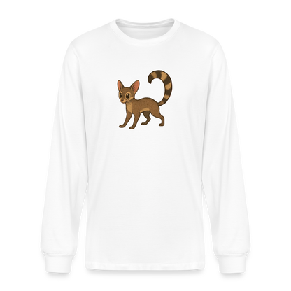 Ringtail Spotlight | Men's Organic Long Sleeve T-Shirt - White - white