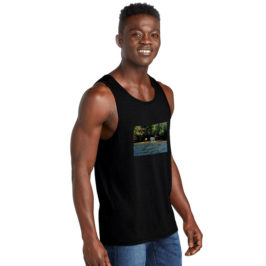 Salt River Horses | Men's Tri-Blend Tank - Black - black