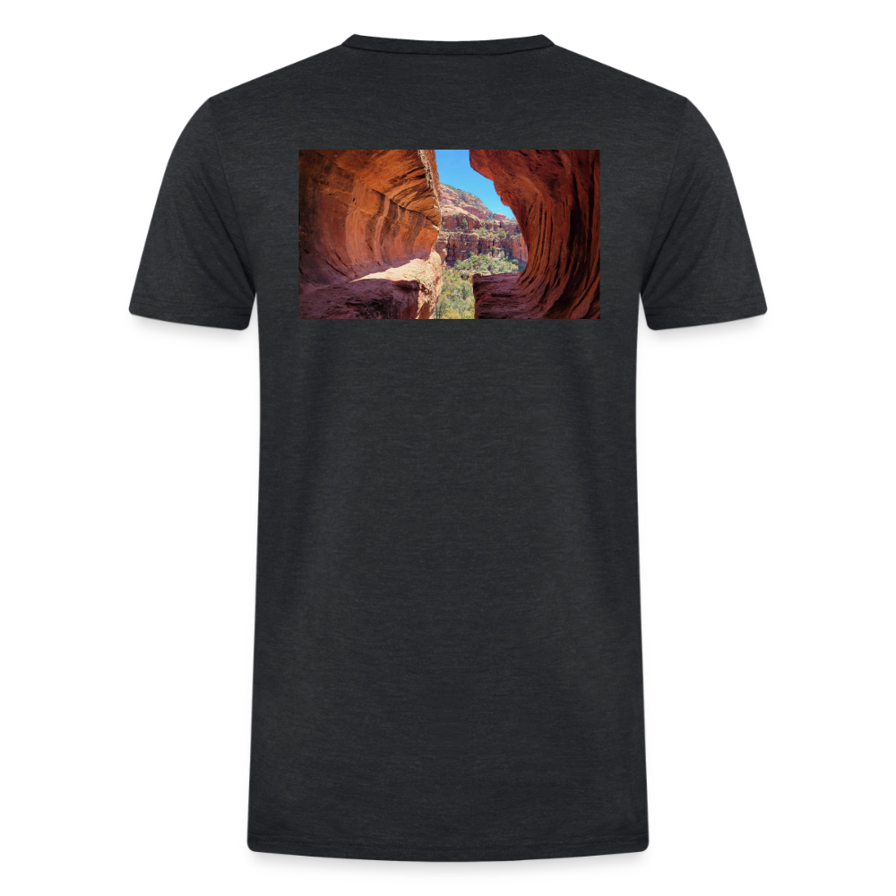 Sedona Vortex | Men’s Classic Tri-Blend T-Shirt - Black - heather black