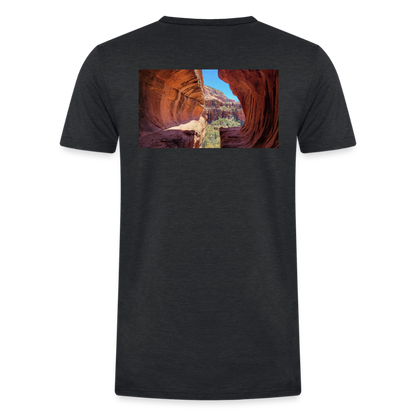 Sedona Vortex | Men’s Classic Tri-Blend T-Shirt - Black - heather black