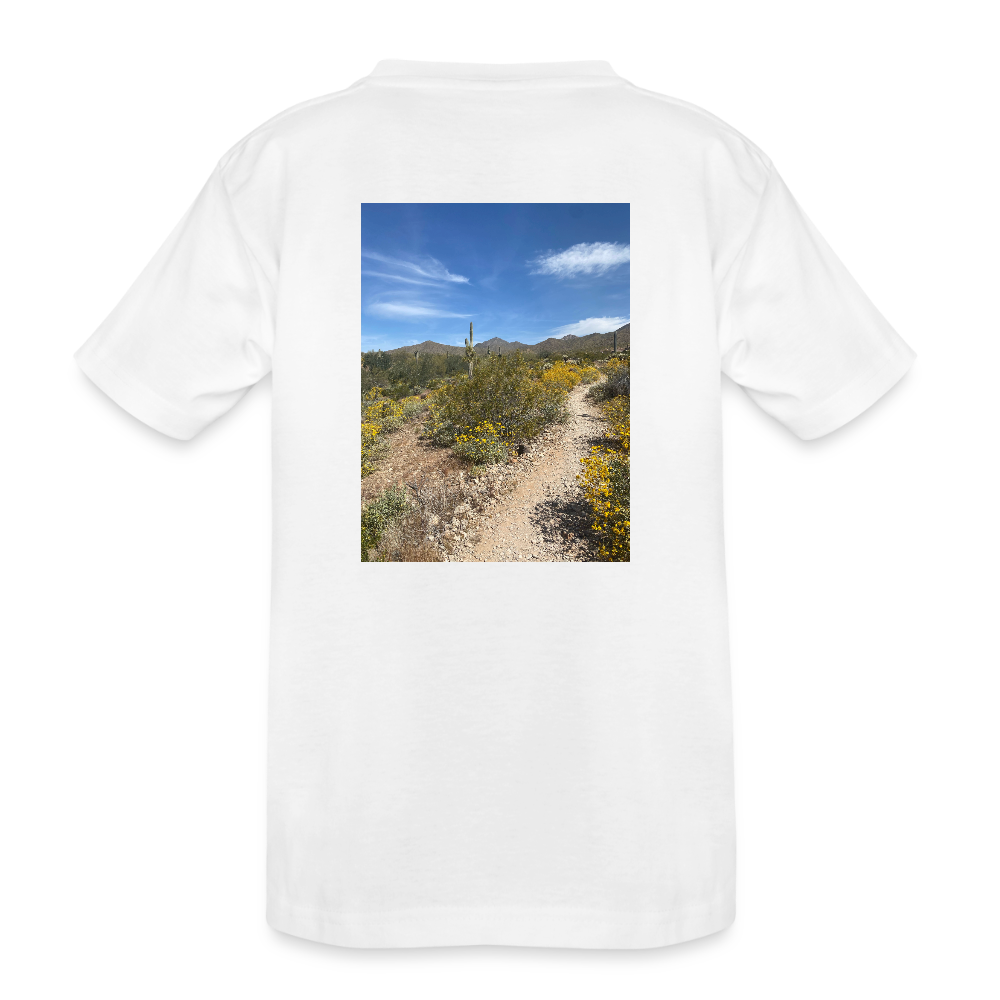 Lost Dog Trail | Kids Organic Classic T-Shirt - White - white