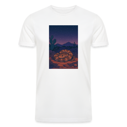 Ridge-nosed Rattlesnake Landscape | Men’s Tri-Blend T-Shirt - White - white
