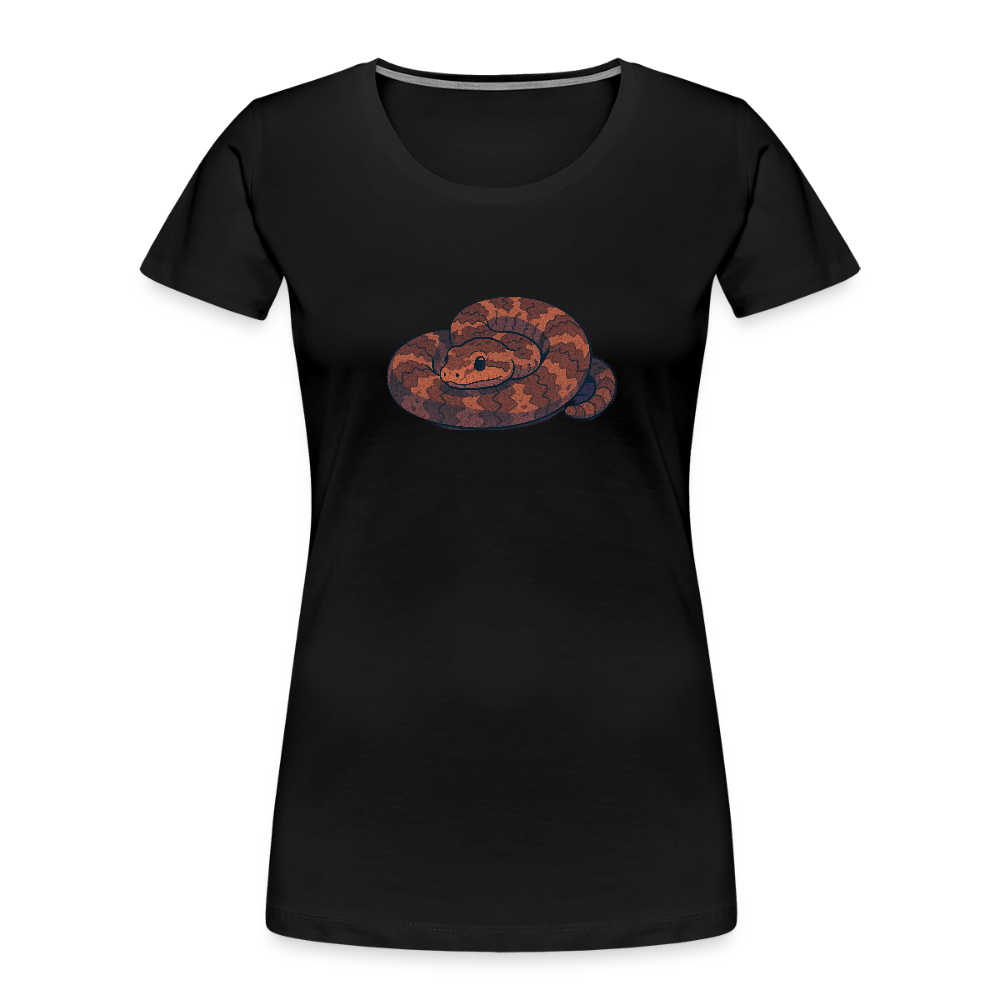 Ridge-nosed Rattlesnake | Women's Organic T-Shirt - Black - black