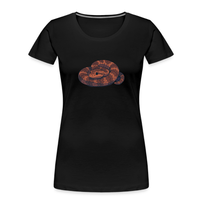 Ridge-nosed Rattlesnake | Women's Organic T-Shirt - Black - black