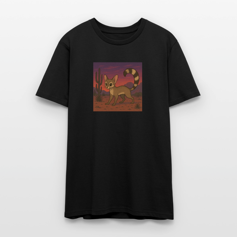 Ringtail Landscape | Men's Organic T-Shirt - Black - black
