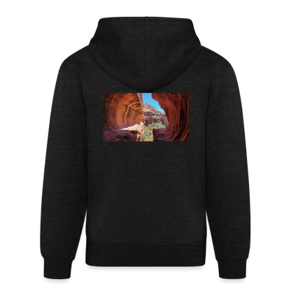 Sedona Vortex | Tri-Blend Classic Hoodie - Charcoal - charcoal grey
