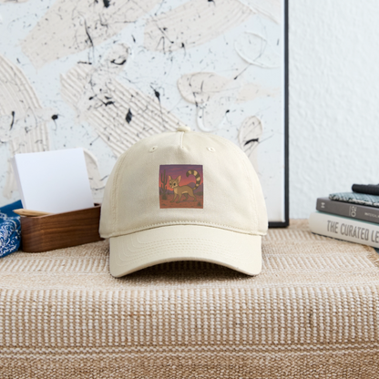 Ringtail Landscape | Organic Baseball Hat - Khaki - khaki