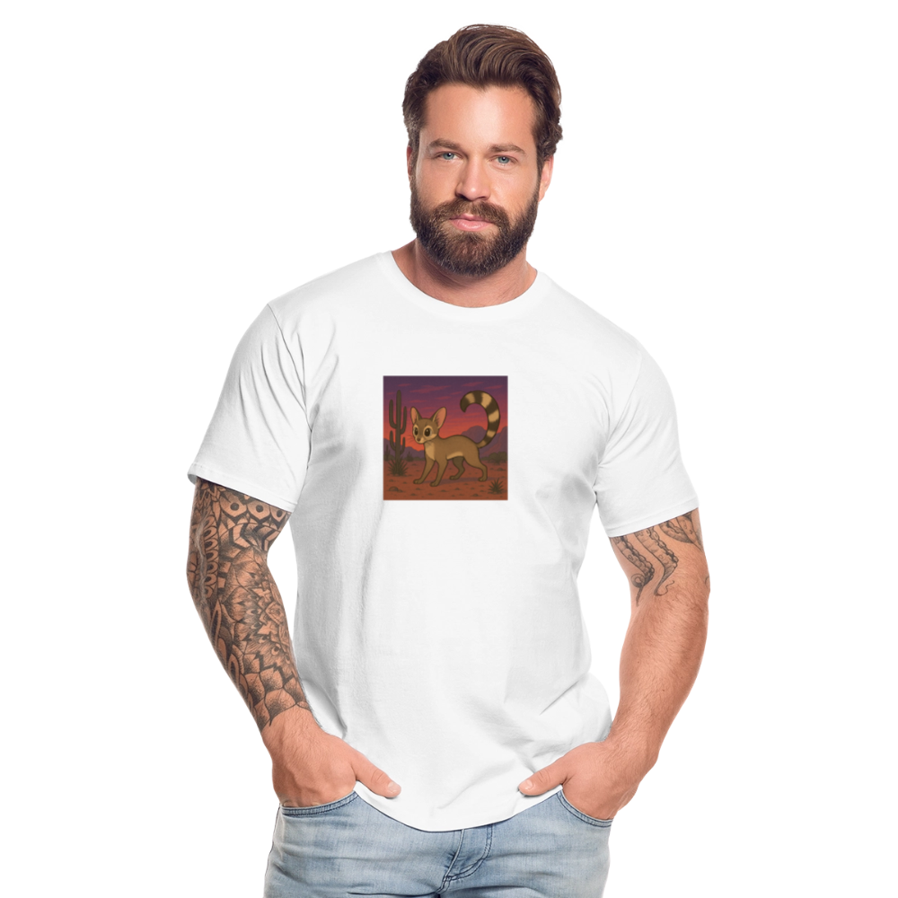Ringtail Landscape | Men’s Organic T-Shirt - White - white