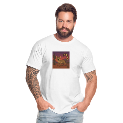 Ringtail Landscape | Men’s Organic T-Shirt - White - white