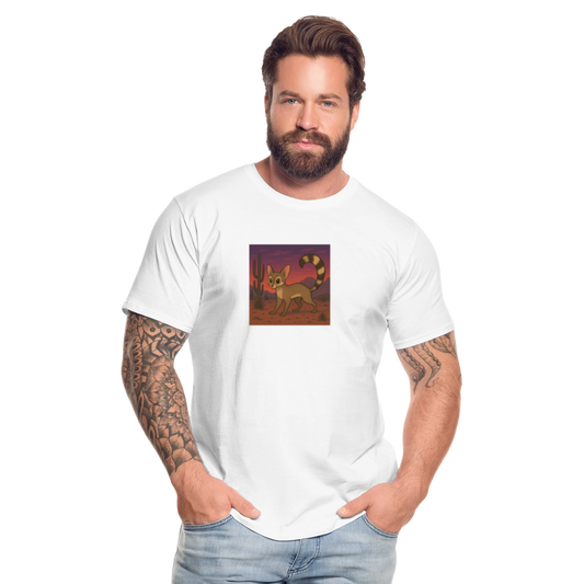 Ringtail Landscape | Men’s Organic T-Shirt - White - white