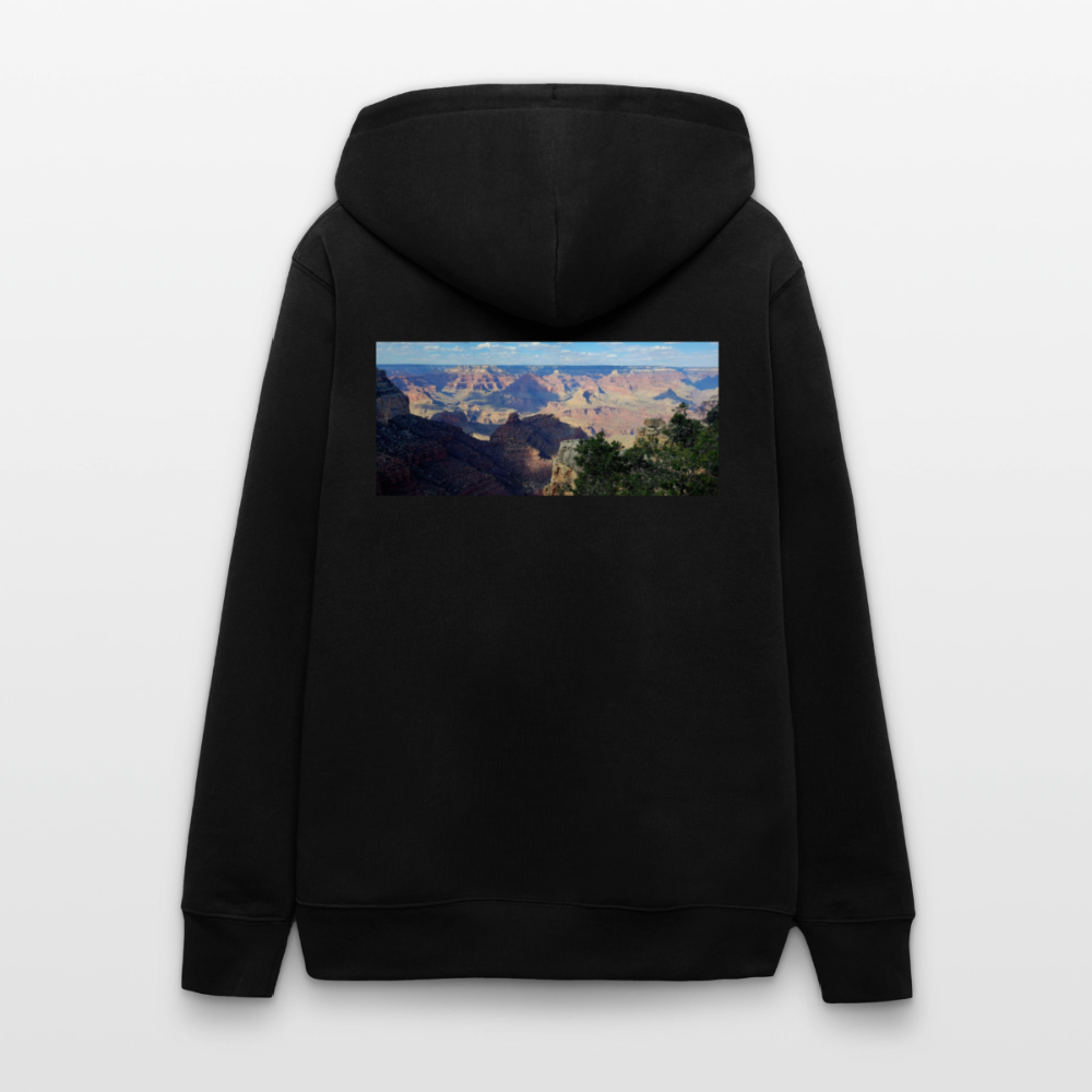 Grand Canyon | Organic Zip Hoodie - Black - black