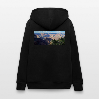Grand Canyon | Organic Zip Hoodie - Black - black