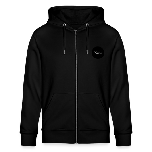 Basics | Organic Zip Hoodie - Black - black