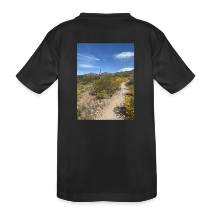 Lost Dog Trail | Kids Organic Classic T-Shirt - Black - black