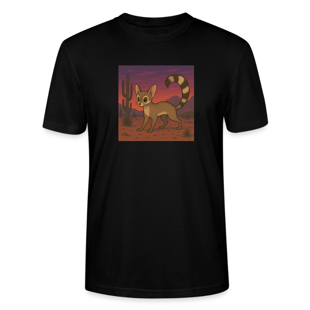 Ringtail Landscape | Men's Organic T-Shirt - Black - black