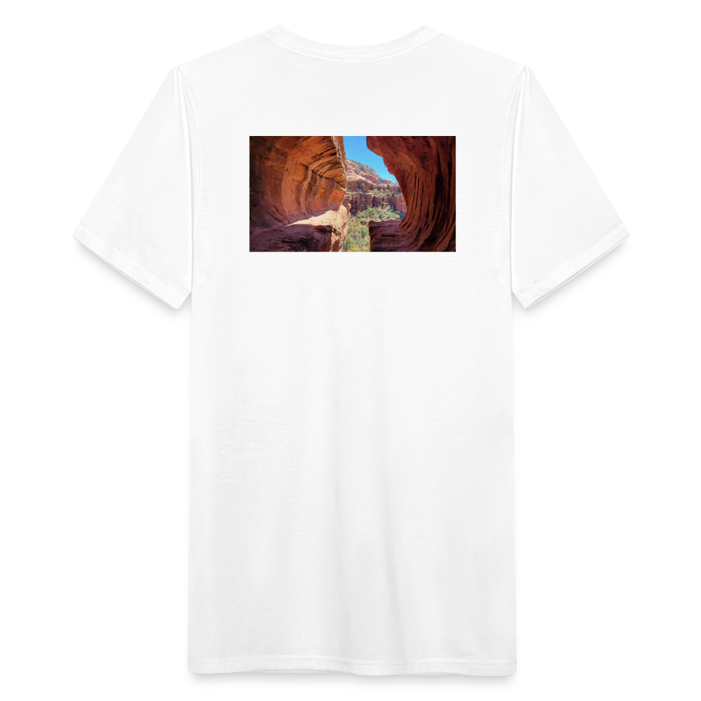 Sedona Vortex | Men’s Classic Tri-Blend T-Shirt - White - white
